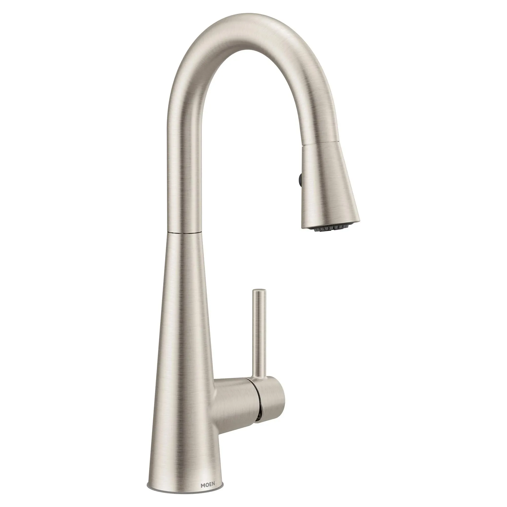 Moen 7664SRS Sleek One-Handle High Arc Bar Faucet Spot Resist Stainless