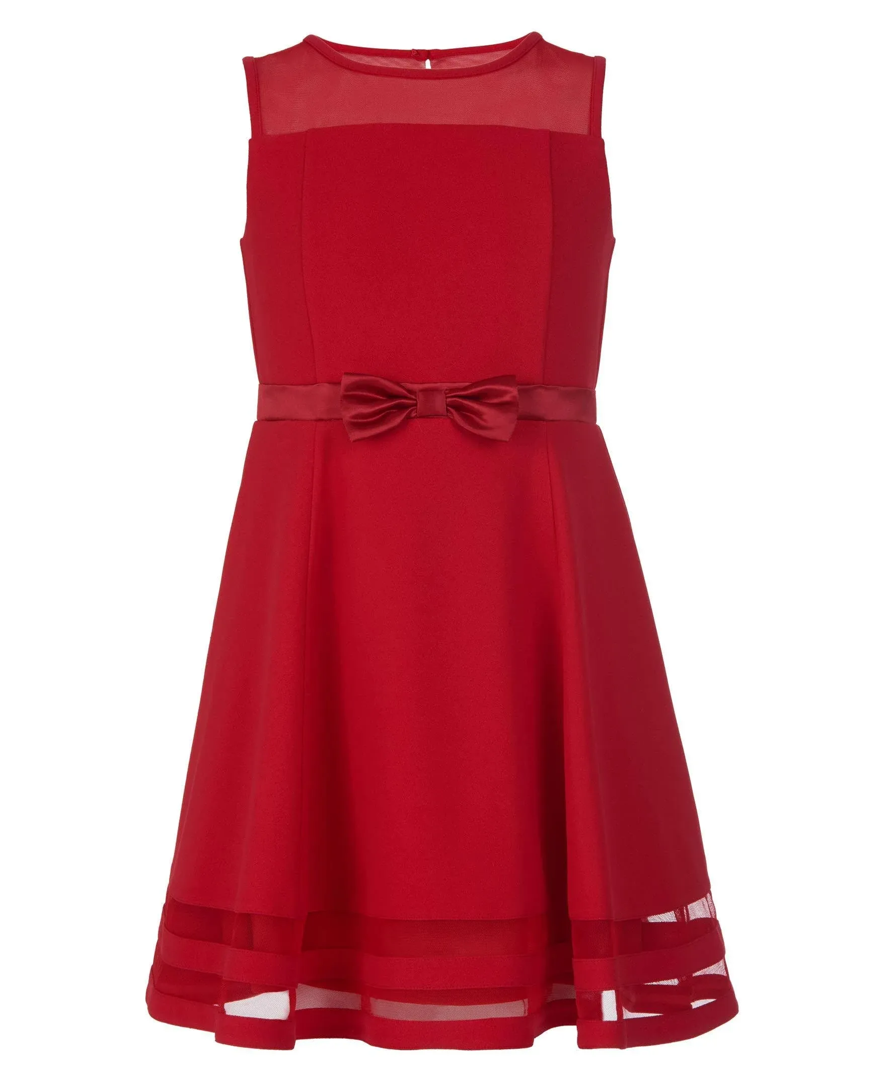 Calvin Klein Girls Sz4 Red “Cherry” Dress