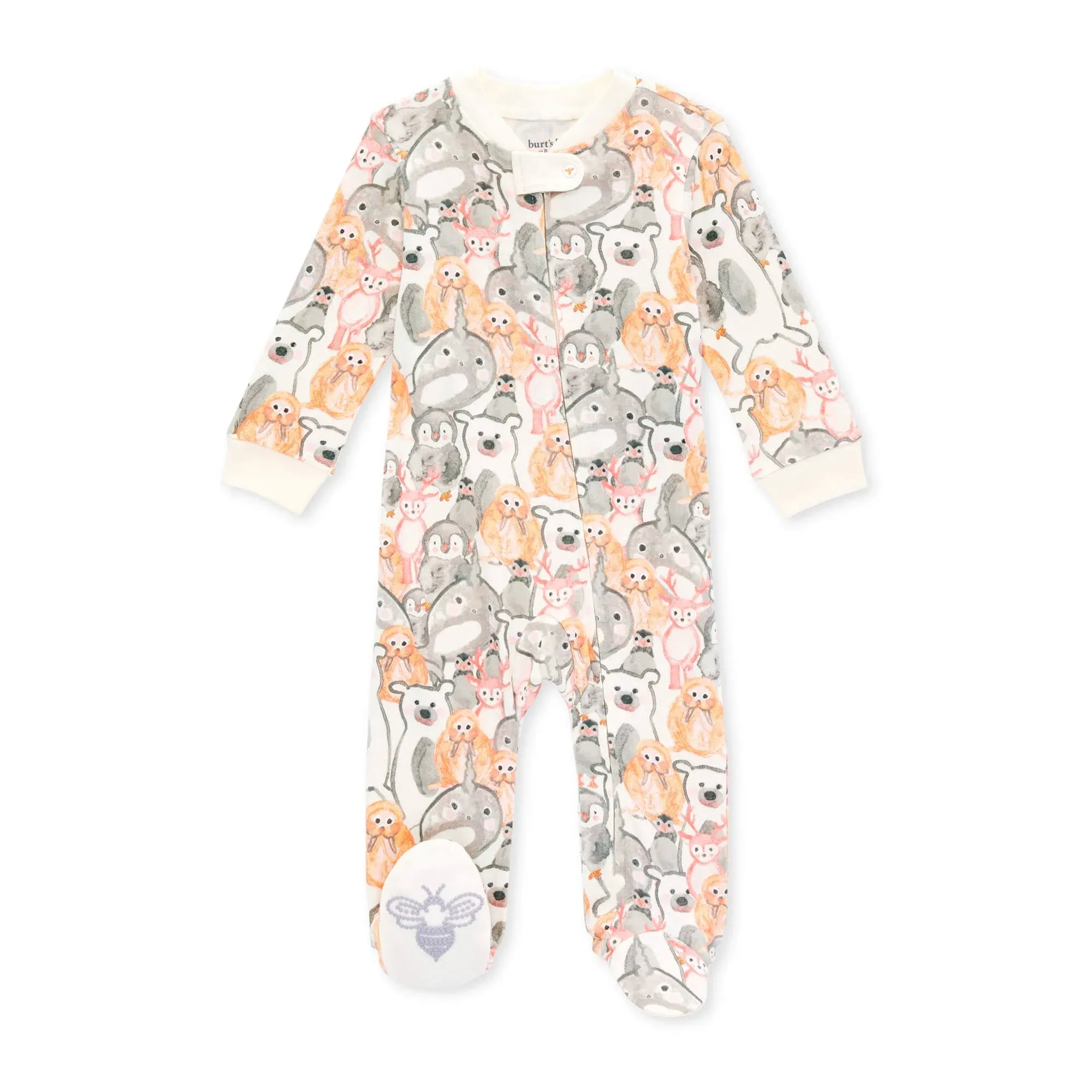 Burt's Bees Baby - Starry Reindeer Organic Cotton Pajamas Size 3-6 Months