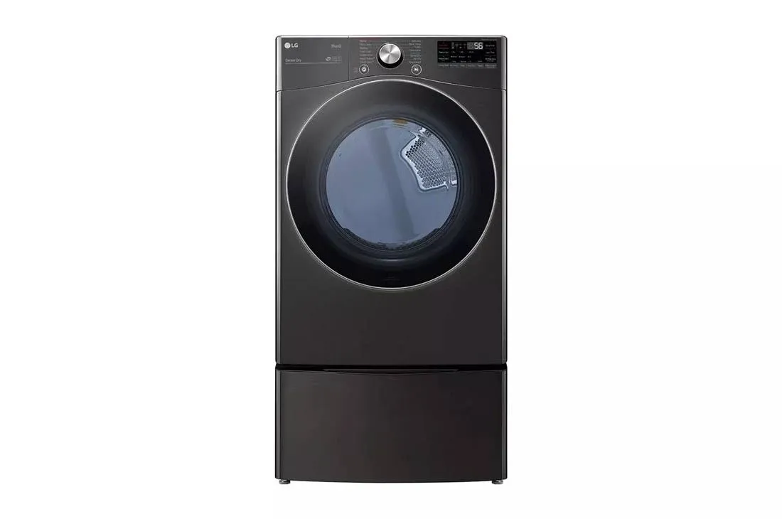 DLEX4200B LG 7.4 Cu. Ft. Ultra Large Capacity Smart Wi-fi Enabled Front Load Electric Dryer with TurboSteam