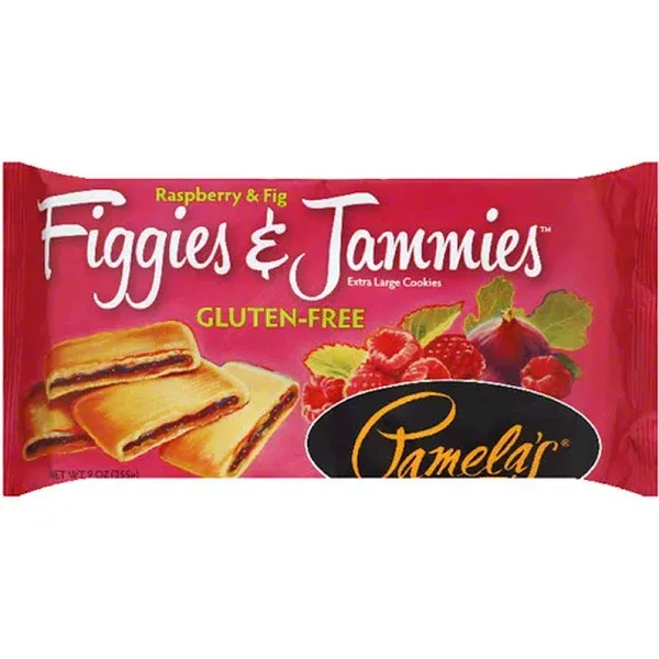 (6 Pack)Pamela'S Products Figgies and Jammies Raspberry, 9 oz.