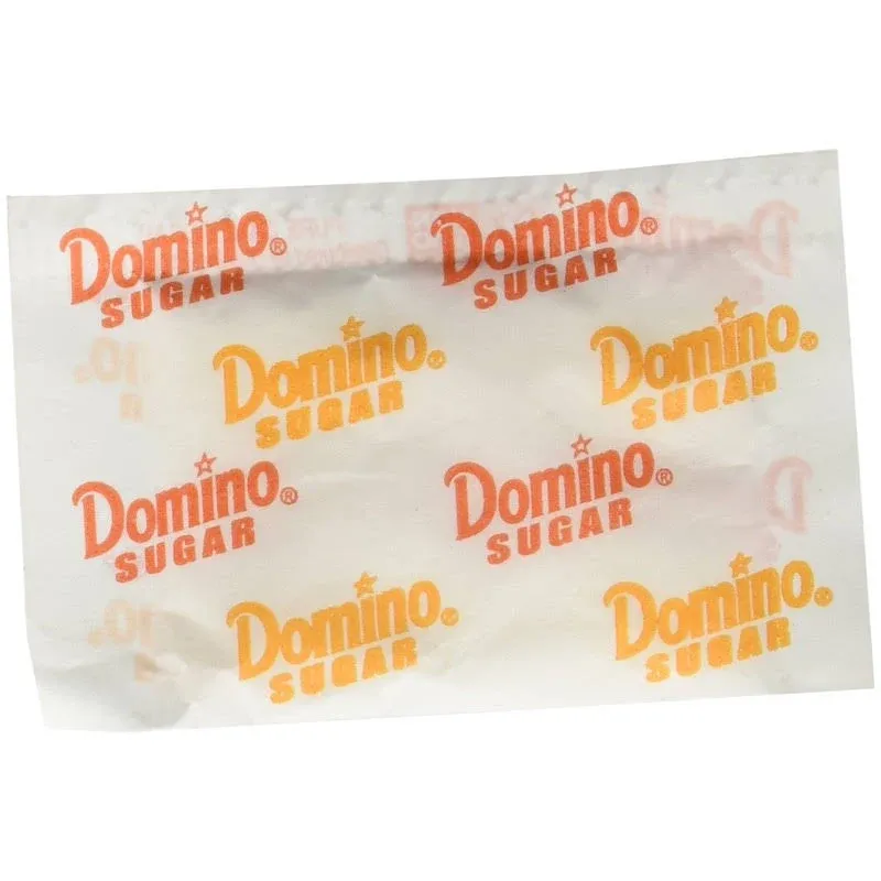 Domino Sugar Packets Sold As 1 Reclosable Container 100 Ct.