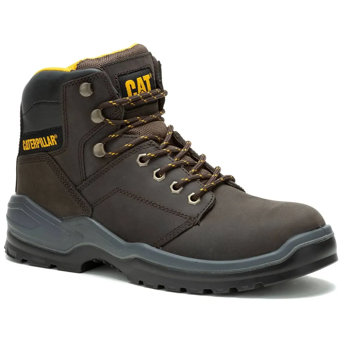 CAT Men\'s Striver EH 6" Steel Toe Work Boot_Brown