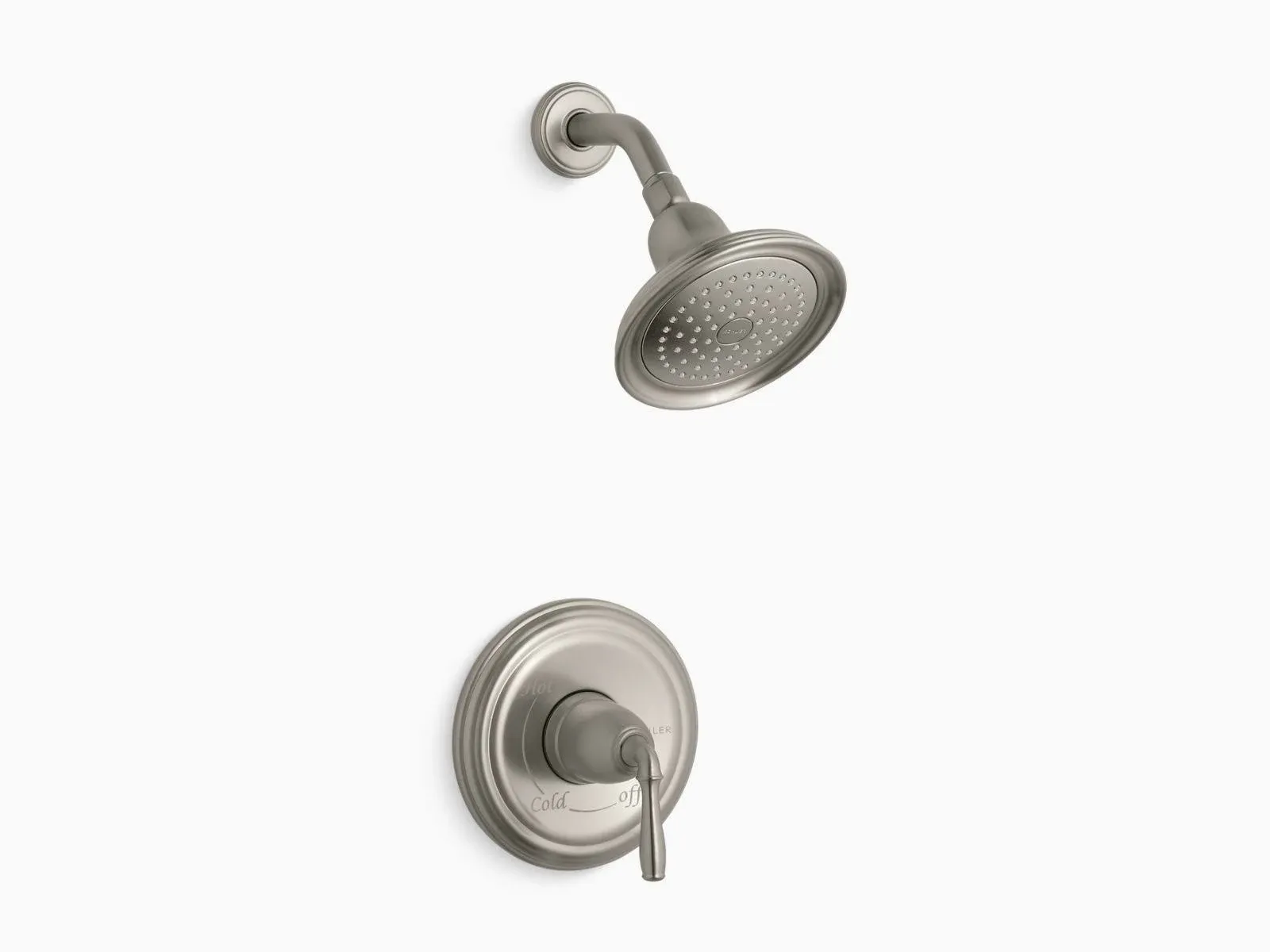 Kohler K-TS396-4-BN Devonshire Rite-Temp Shower Trim with 2.5 GPM Showerhead Vibrant Brushed Nickel