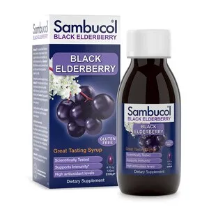 Sambucol Black Elderberry Immune Support Liquid, 4 oz | CVS