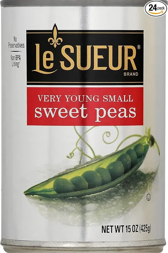 Le Sueur Very Young Small Sweet Peas 8.5 Ounce (Pack of 6)