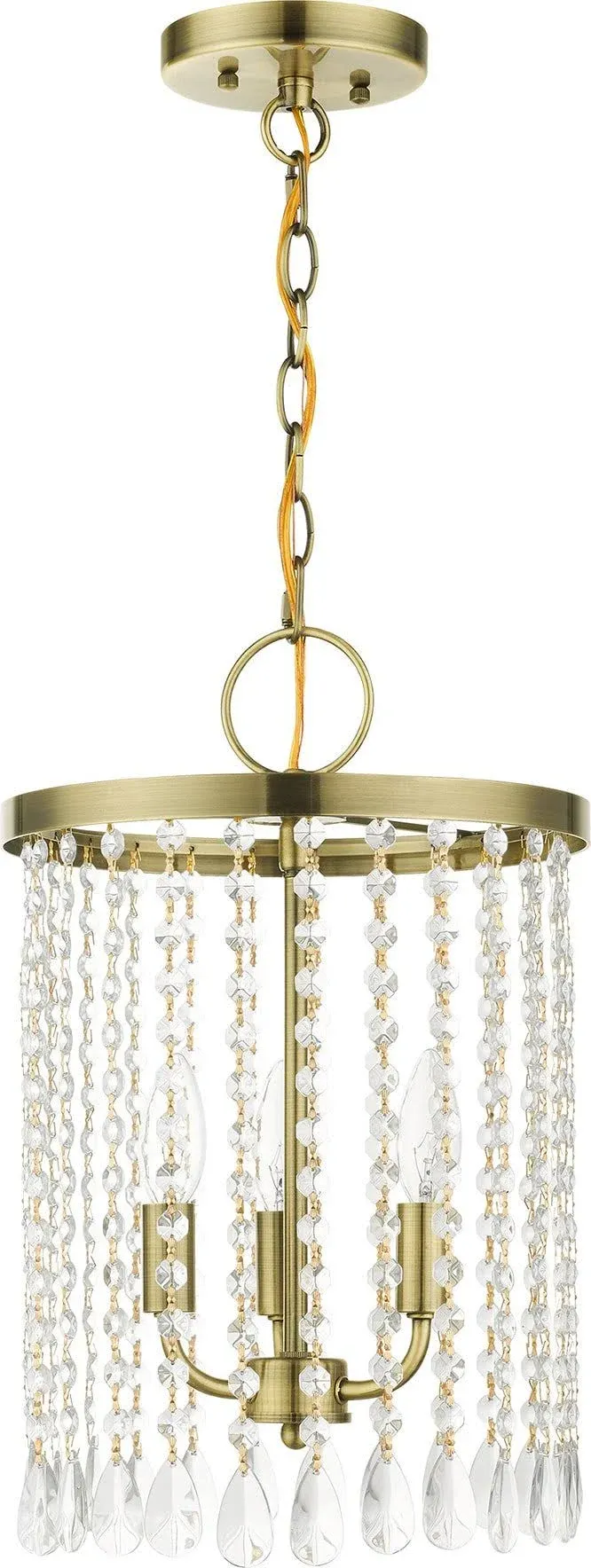 Antique Brass Transitional, Dazzling, Modern Classic, Pendant Chandelier - Transitional - Pendant Lighting - by Lighting New York | Houzz