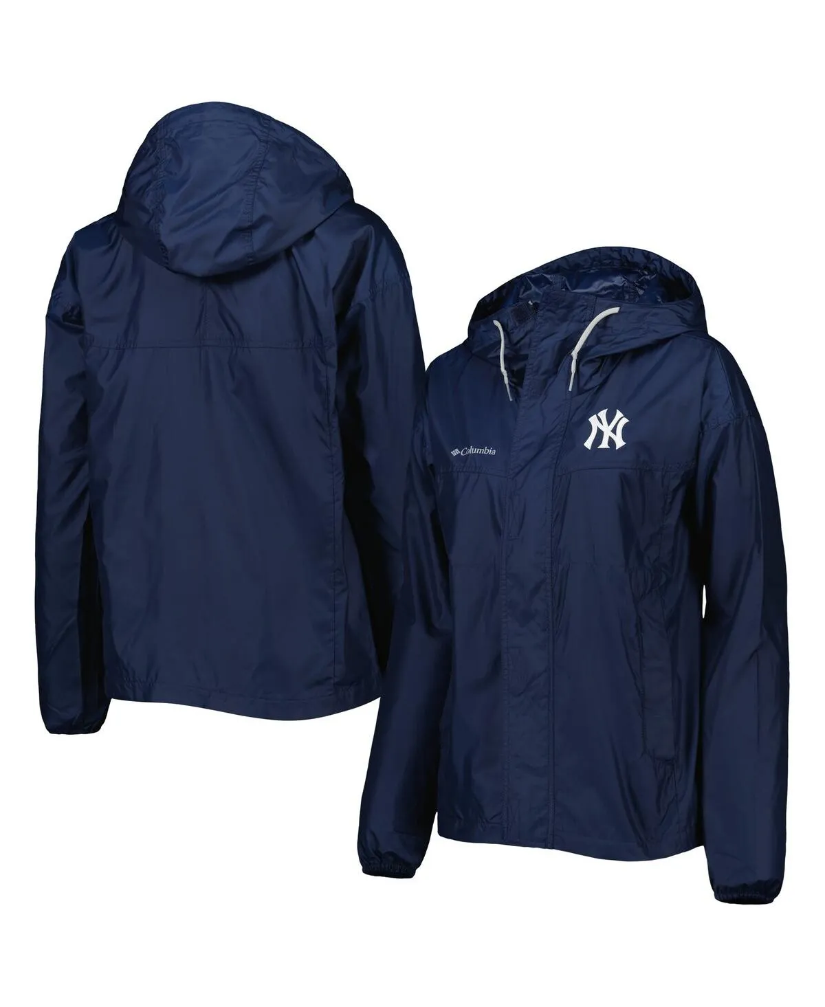 "Women's Navy New York Yankees Flash Challenger Windbreaker Jacket"