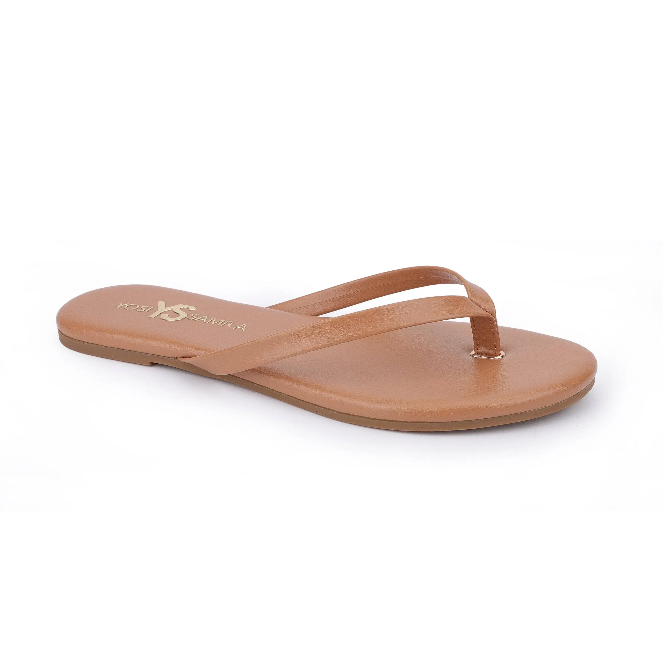 Yosi Samra Vegan Leather Flip Flop for Women, Rivington