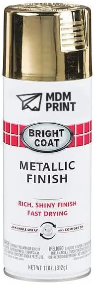 Krylon Brilliant Metallic Spray Paint - Gold Leaf, 11 oz