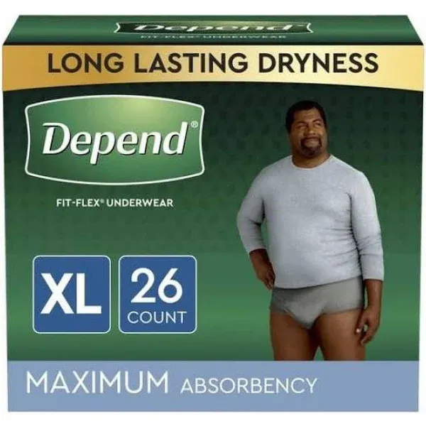 Depend Fit-Flex Underwear for Men