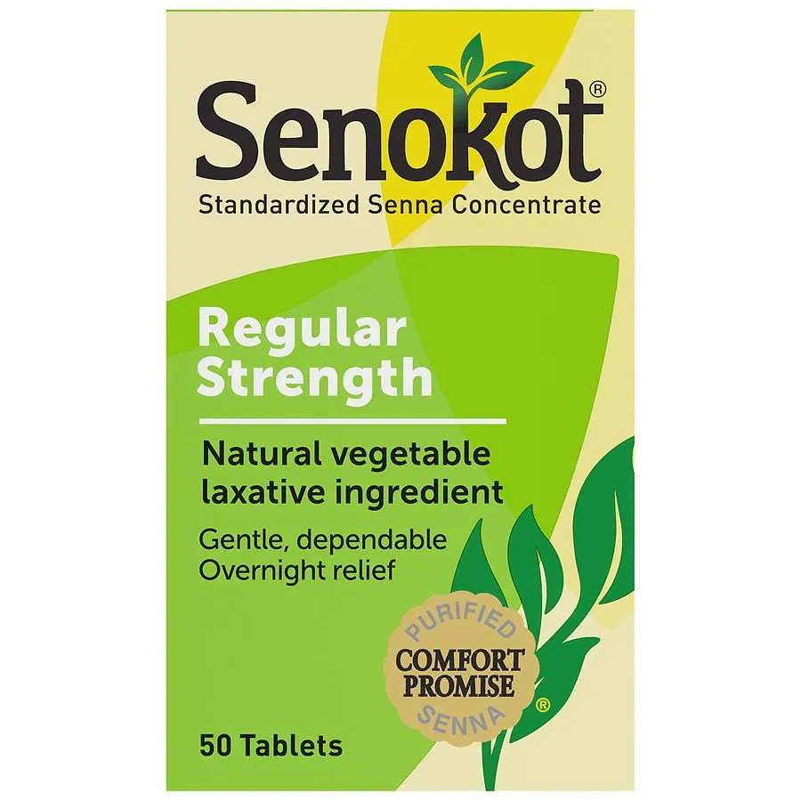 Senokot Regular Strength Laxative 50 Tablets NIB