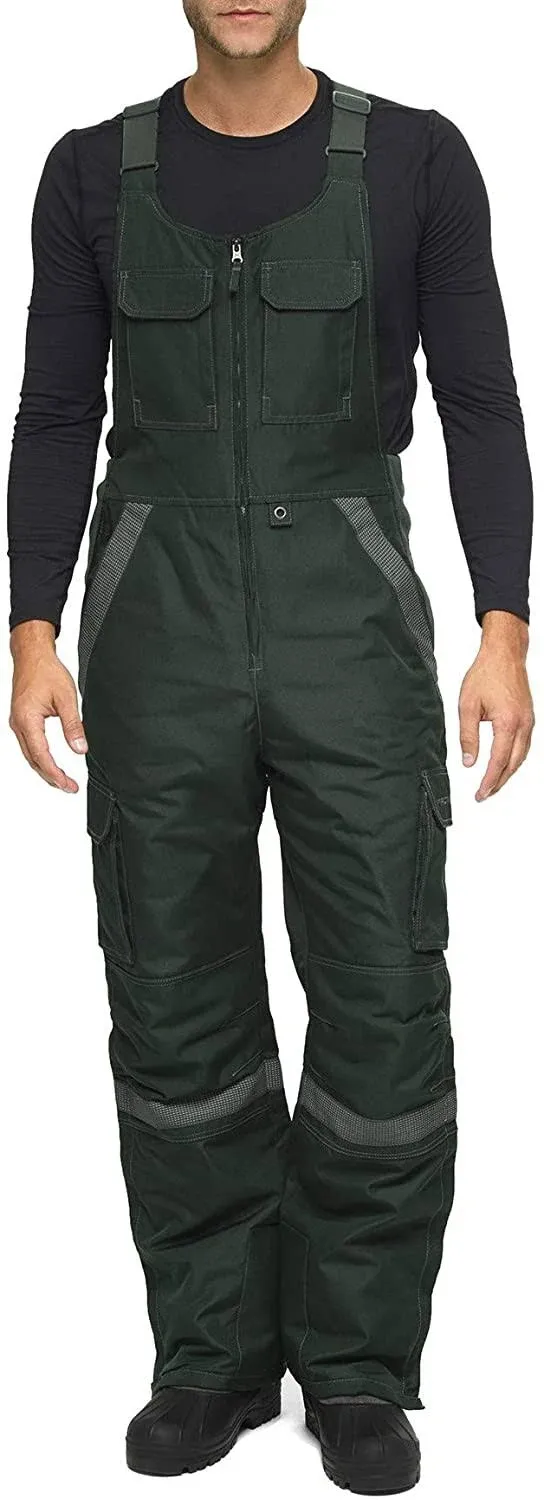 Arctix Men's Tundra Ballistic Bib Overalls with Added Visibility