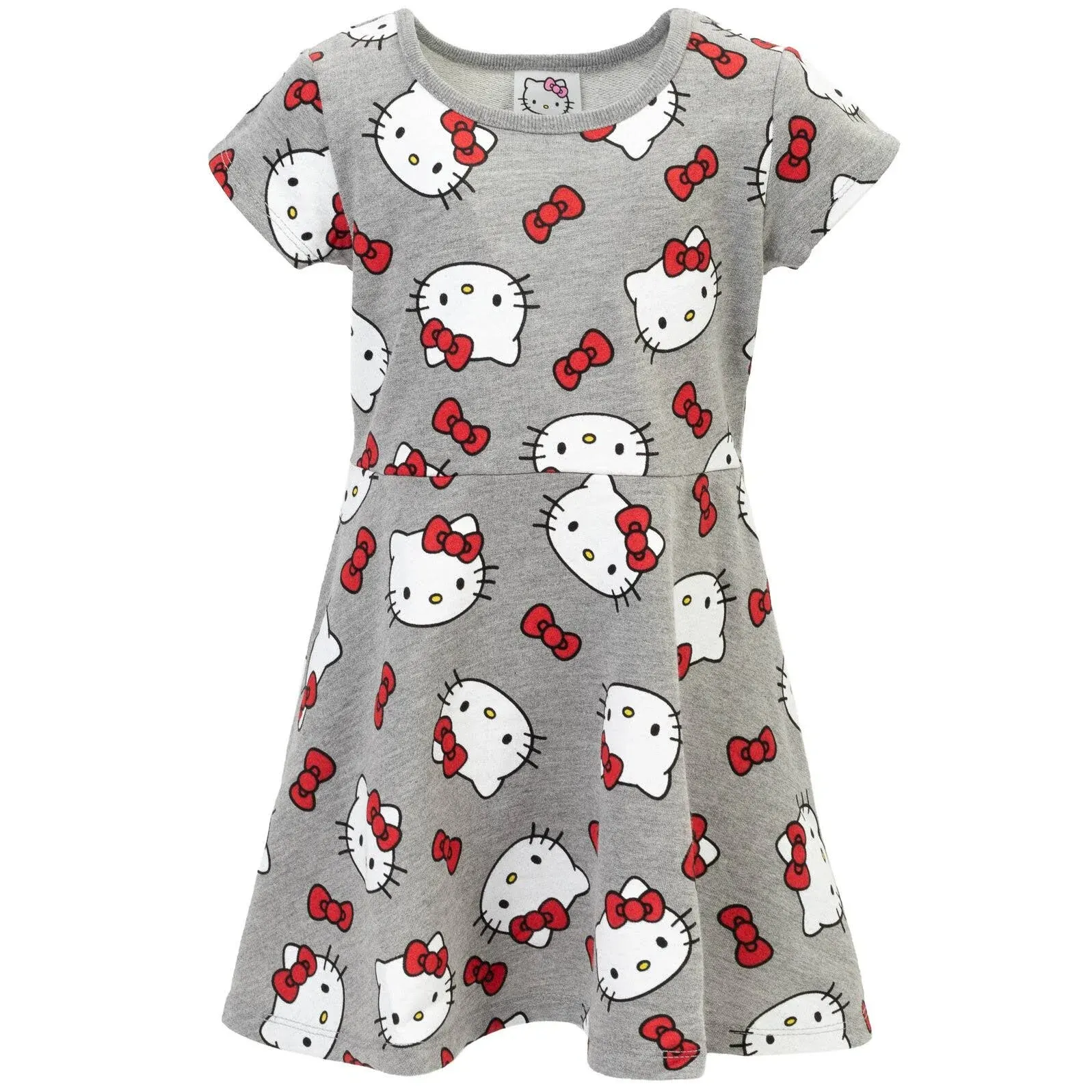 Hello Kitty Girls' French Terry Skater Dress