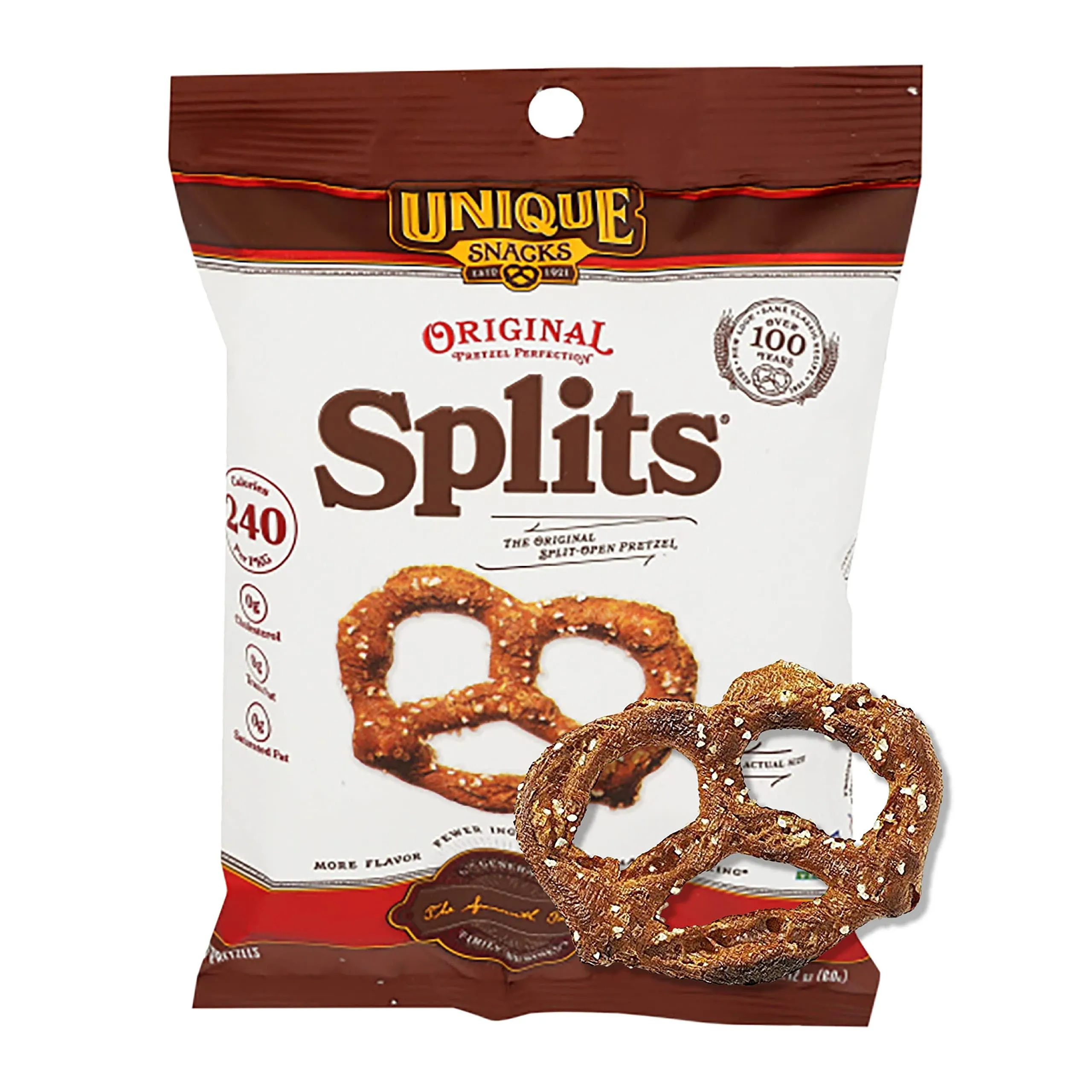 Unique Snacks Original Splits Pretzels Homestyle Non-GMO