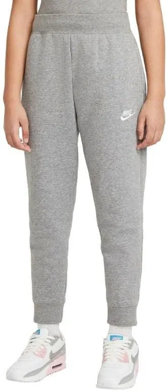 Nike Girls' Sportswear Club Fleece Pants, Small, Black