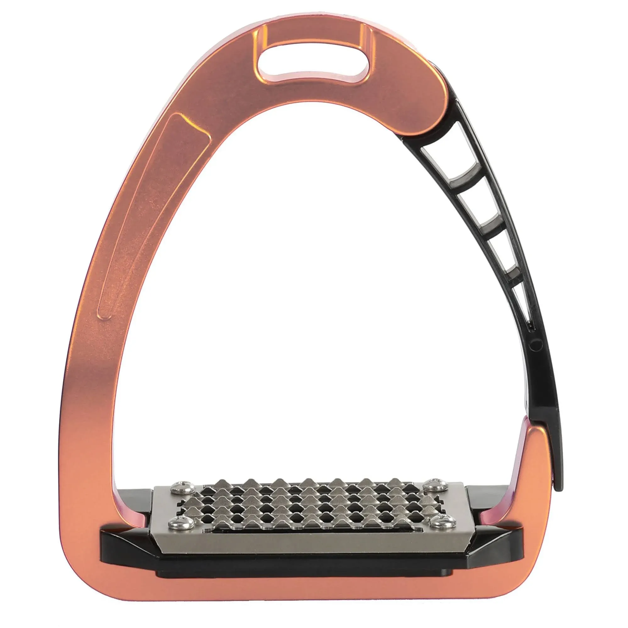 Acavallo Arena Alupro Safety Stirrups - Rose Gold