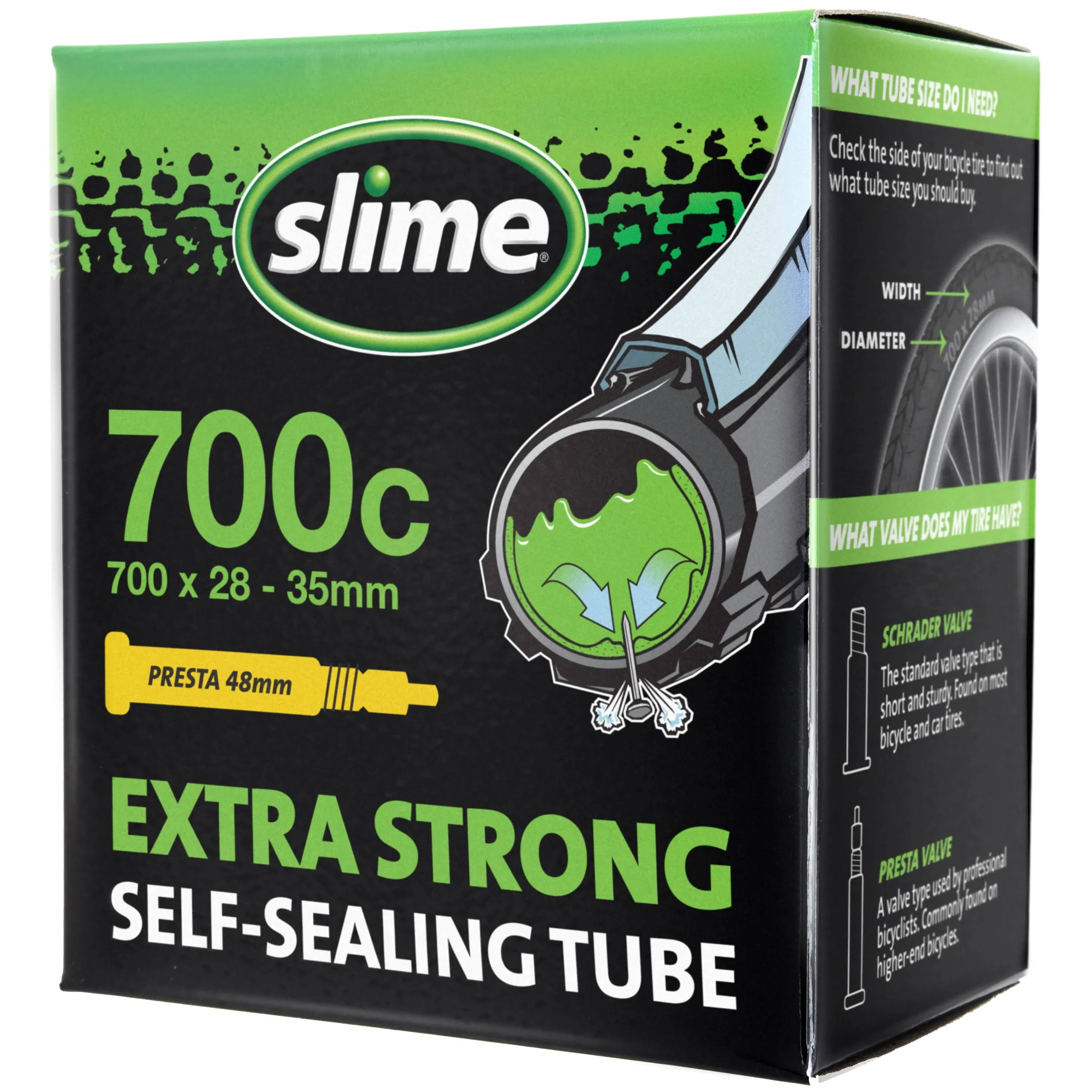 Slime Self-Sealing Presta Valve Inner Tube