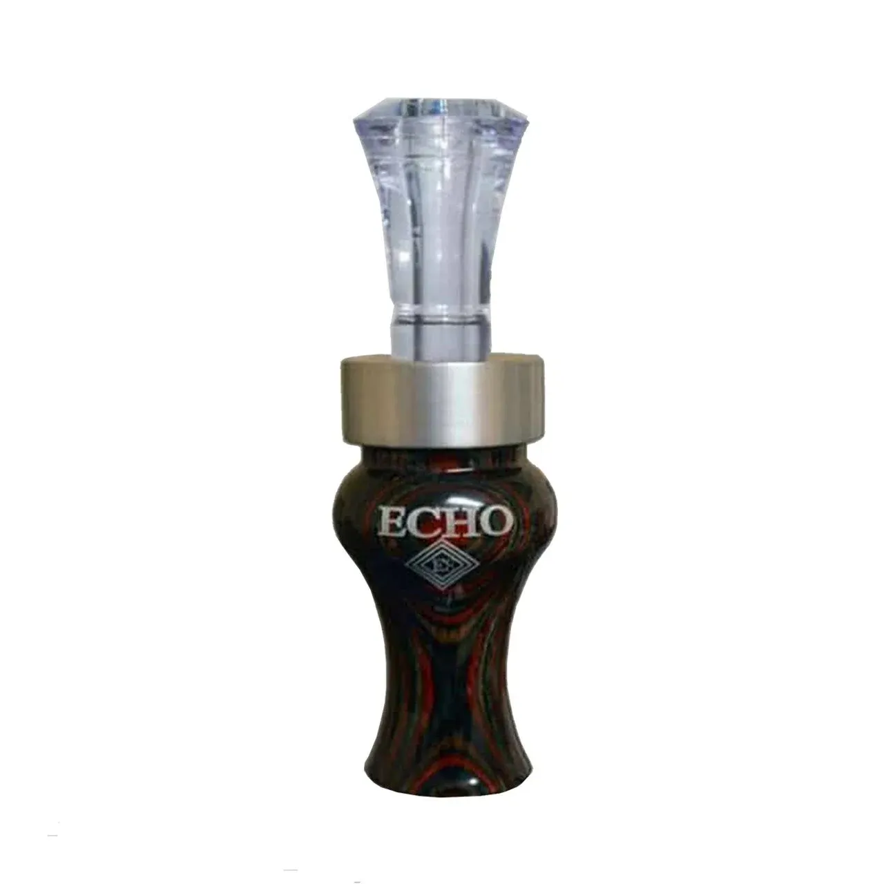 Echo Calls Blue Diamondwood / Poly Timber Duck Call - Double Reed