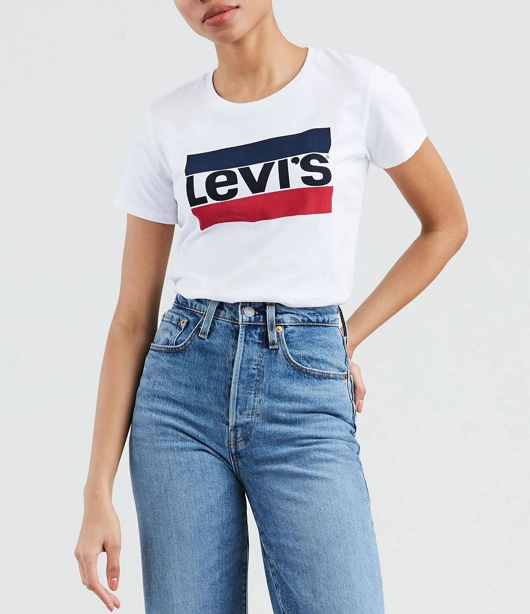 Levi's Women's Perfect Crewneck Tee Shirt (Also Available in Plus)