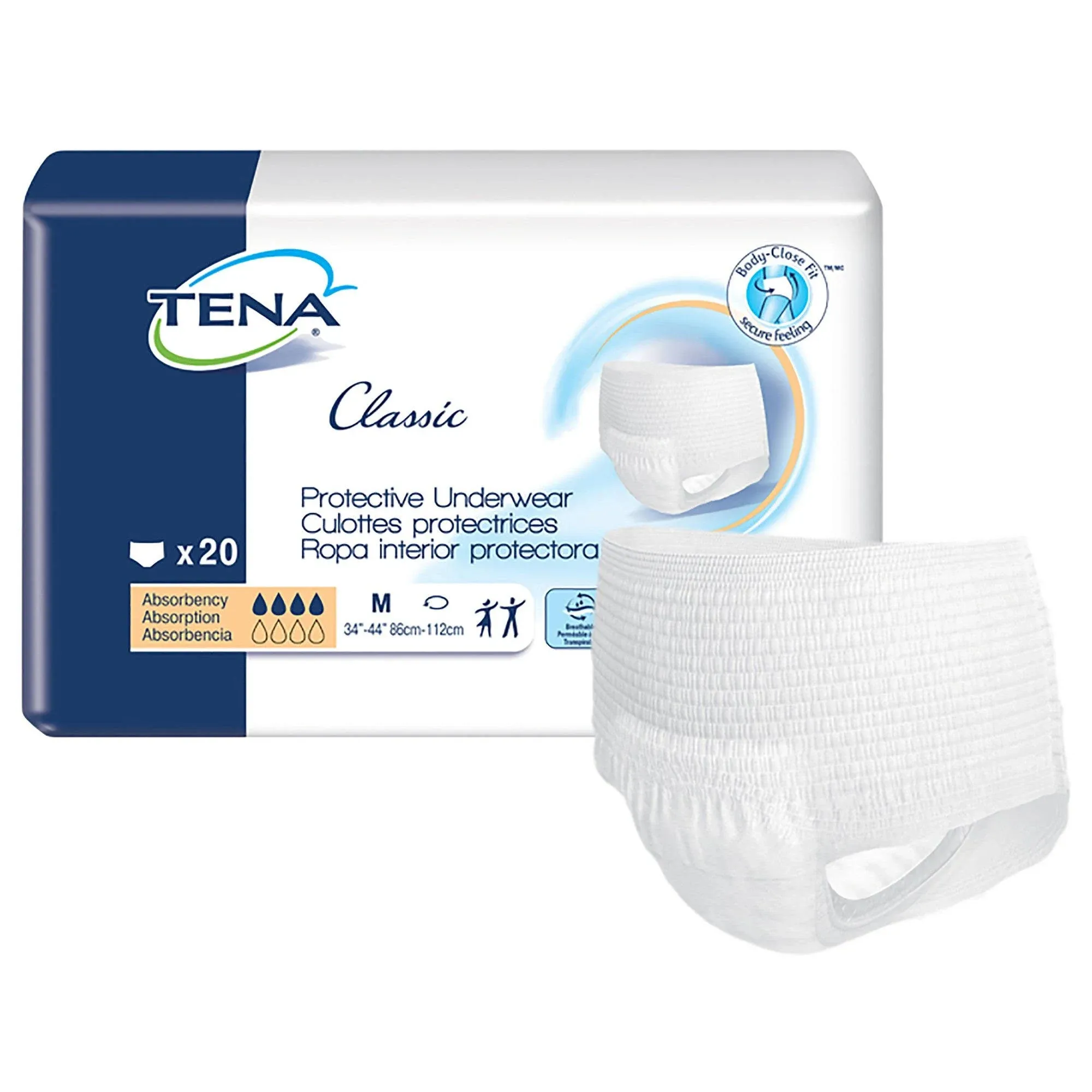 Tena Classic Absorbent Underwear - Medium