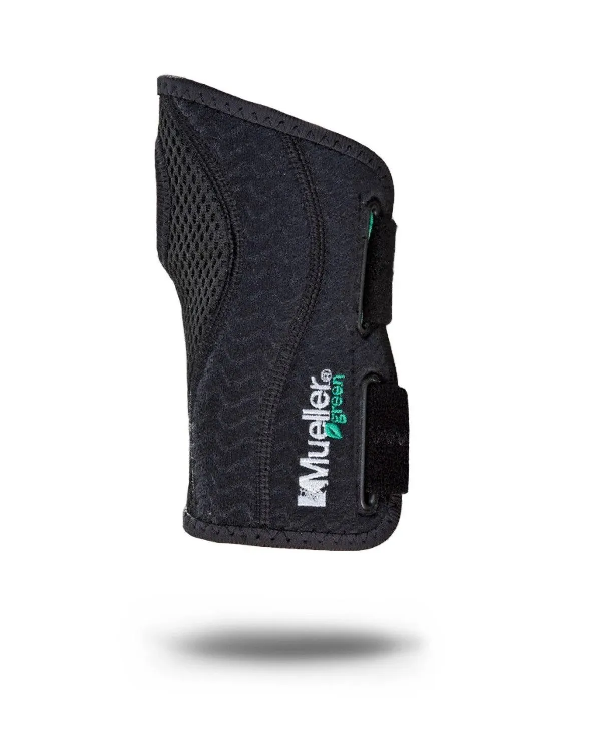 Mueller Green Fitted Wrist Brace - XL - Left