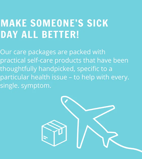 Care Package for Sick Friend with Flu or Cold, Women, Men, or College Student, Get Well Soon Gift Basket, Quick Sick Box A (Small)