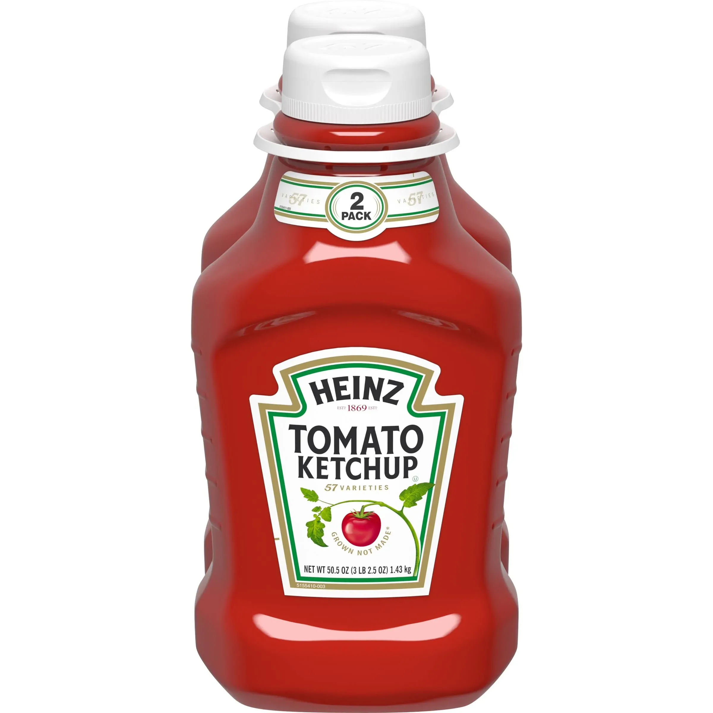 Heinz Tomato Ketchup, 2 ct Pack, 50.5 oz Bottles