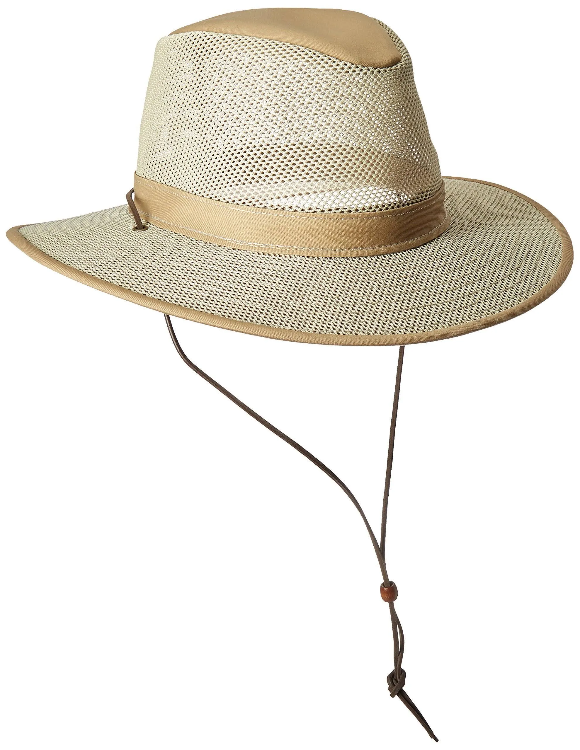 Henschel Men's Aussie Mesh Packable Hat - Khaki / S