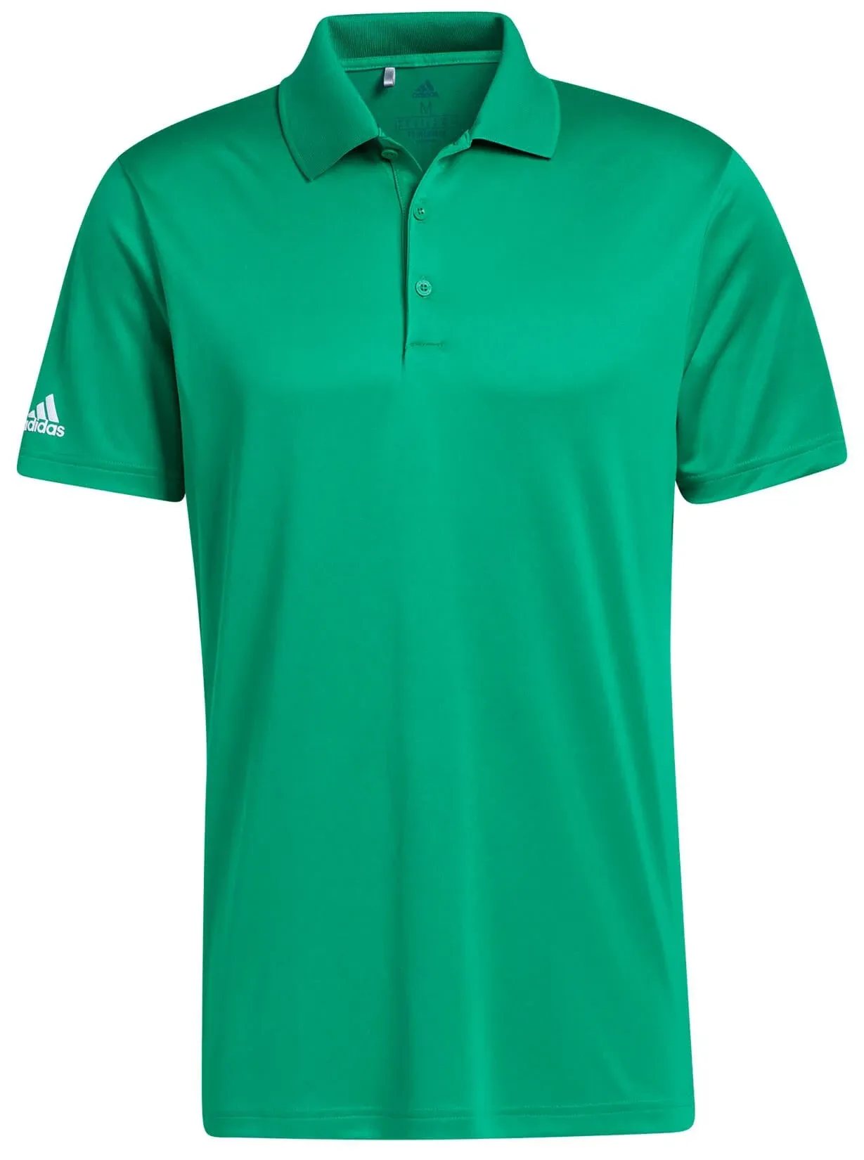 Adidas Performance Men's Golf Polo Shirt - Green, Size: Large