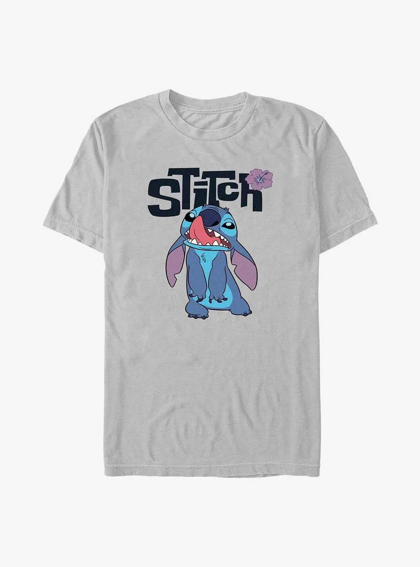 Disney Lilo & Stitch Silly Face Flowers T-Shirt | Hot Topic