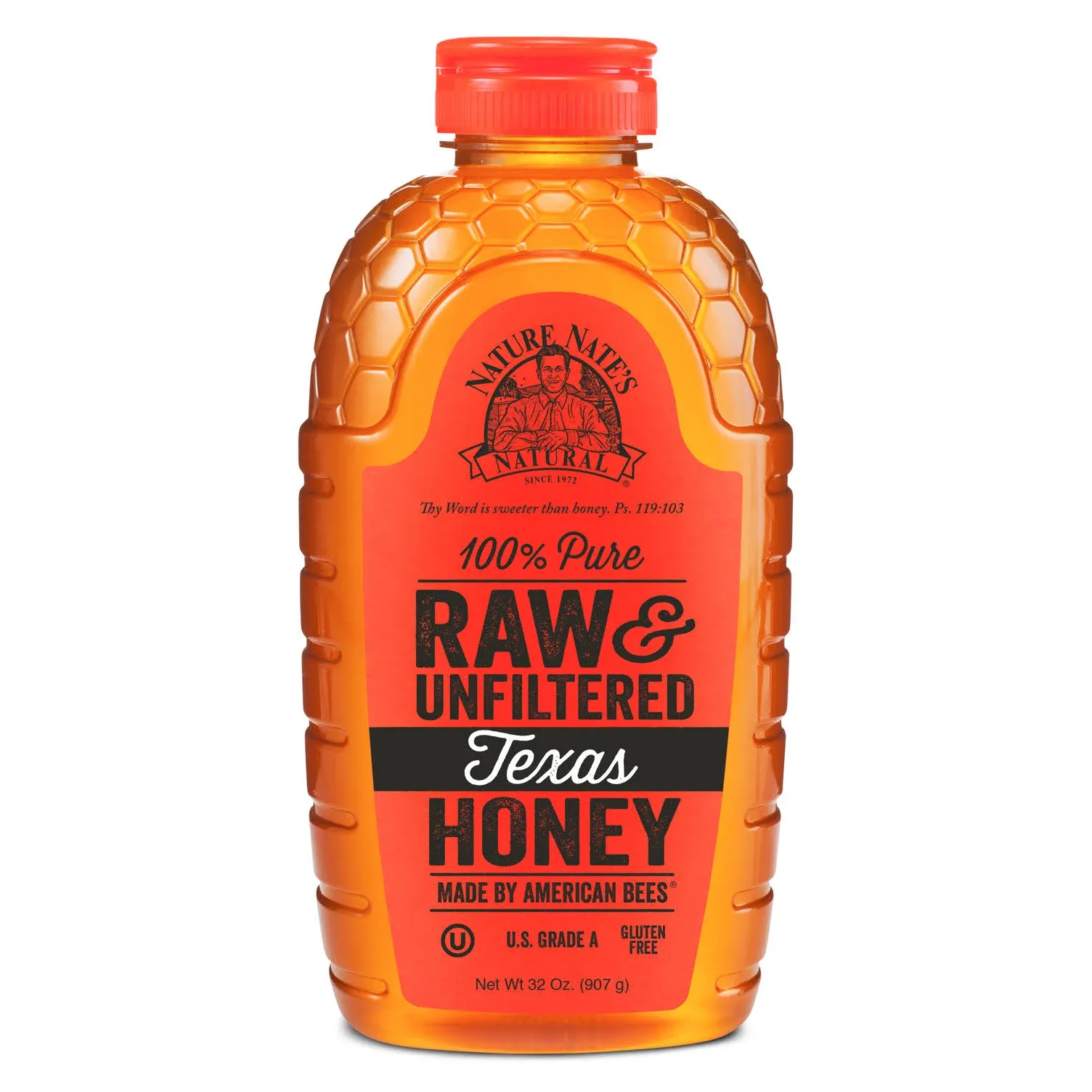 Nature Nate's Honey Co. Honey, Raw & Unfiltered, 100% Pure - 32 oz