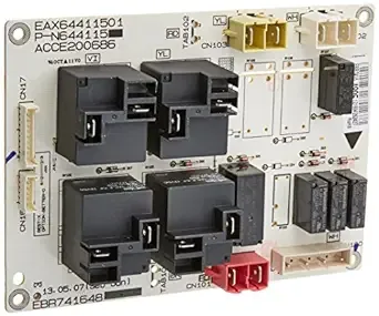 LG Range Relay Control Board Assembly EBR74164805