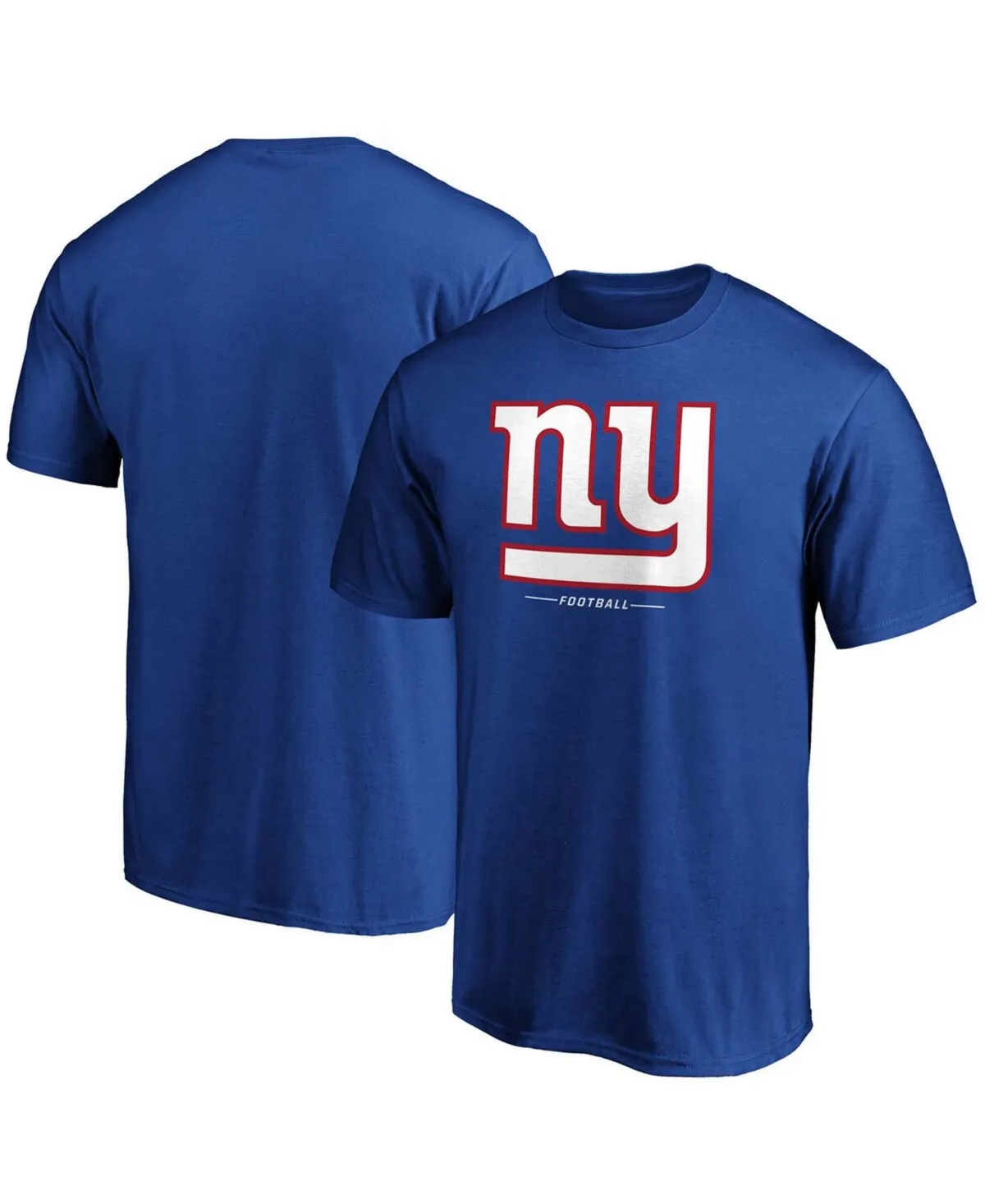 "Men's Royal New York Giants Team Lockup Logo T-shirt"