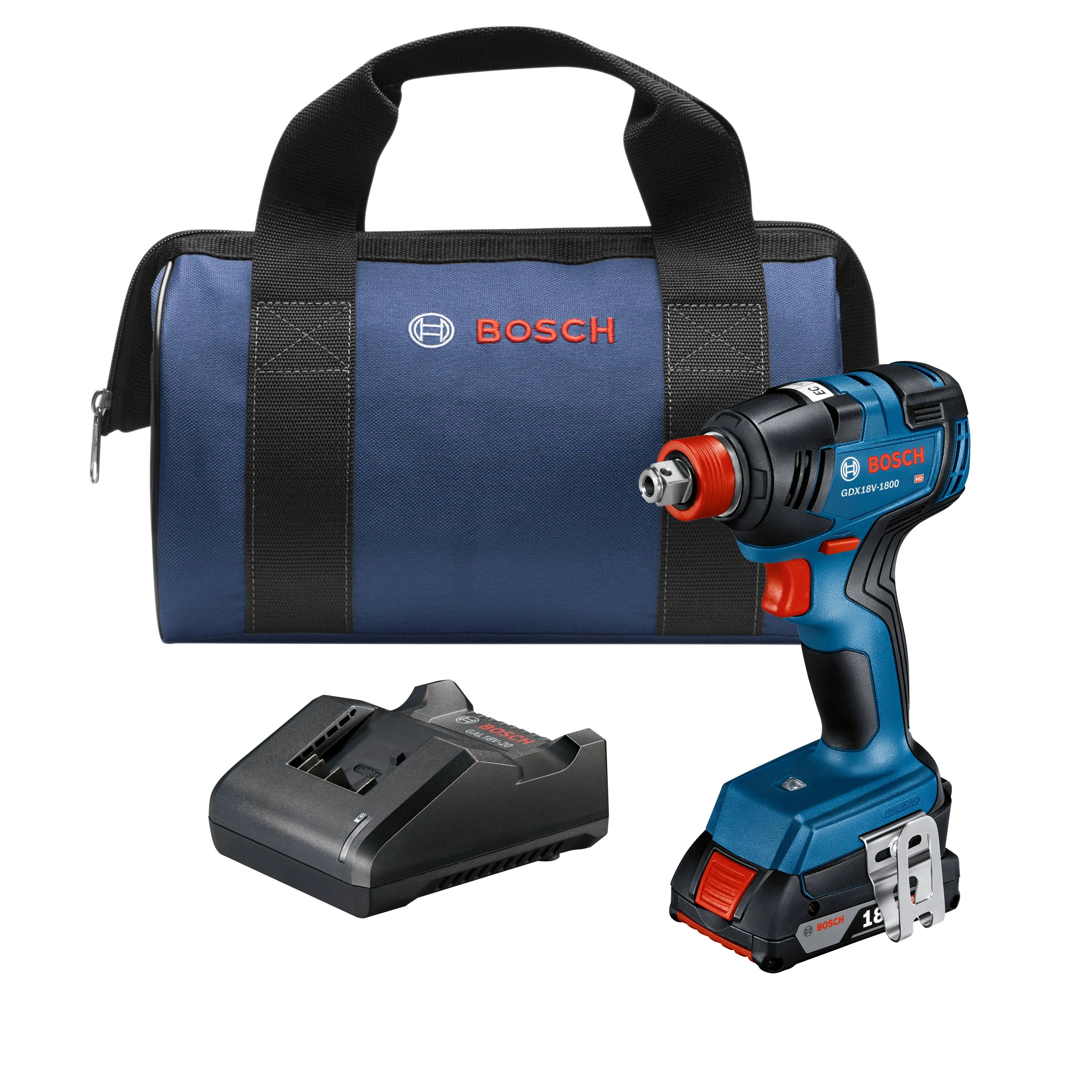 Bosch 18V EC Brushless Two-In-One Bit and Socket Impact Driver Kit