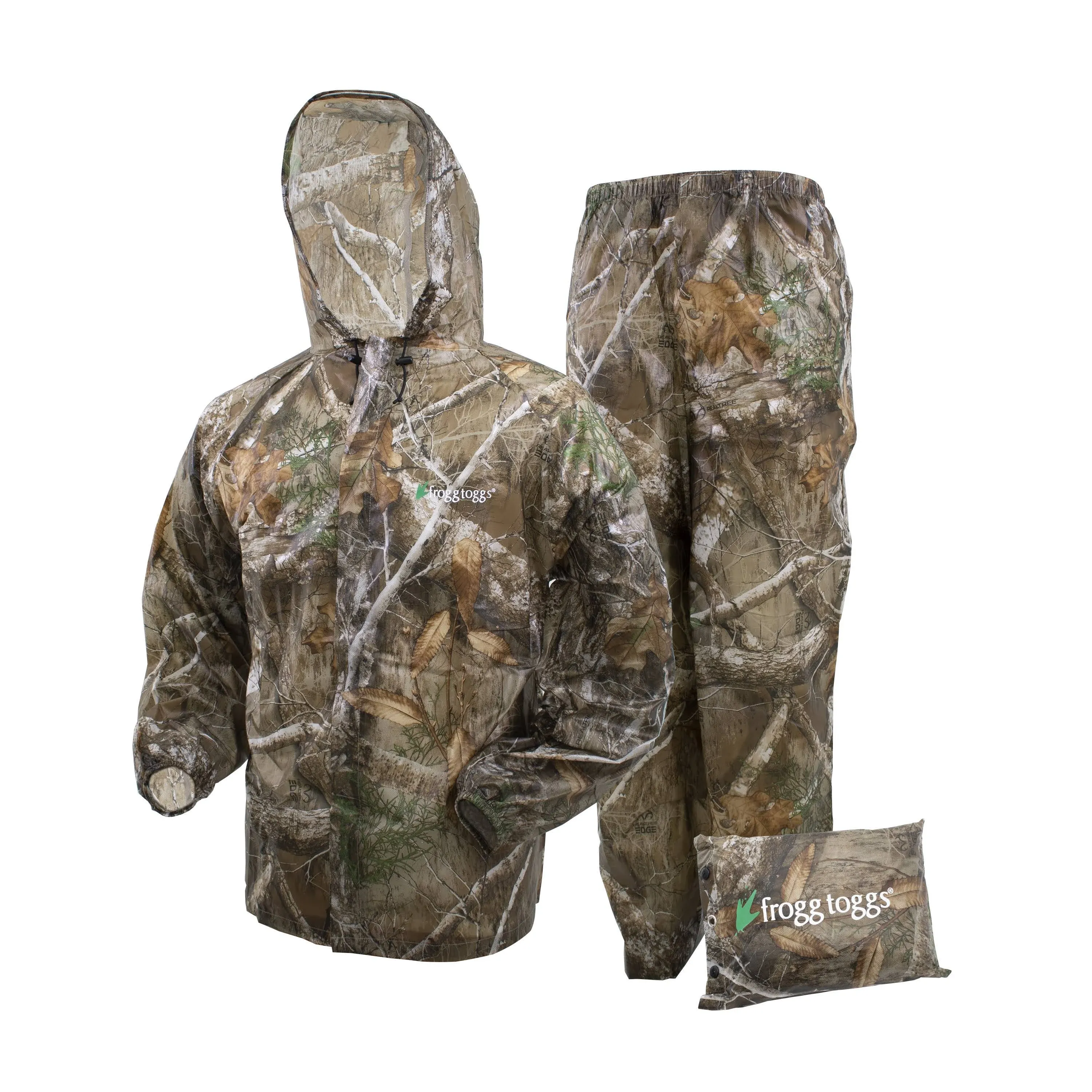 Frogg Toggs Men's Ultra-Lite2 Rain Suit, Realtree Edge