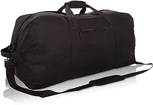 DALIX 25" Big Adventure Large Gym Sports Duffle Bag (Black Grey Navy Blue Red Camo)