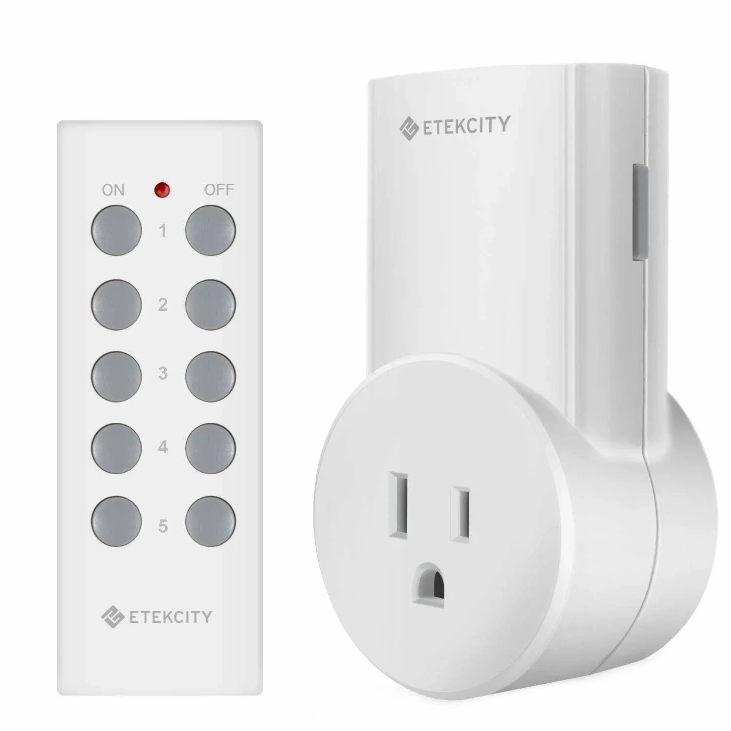 Smart Plug, Smart Home Outdoor Etekcity WiFi Outlet with 2 Sockets for Outdoor Lights, Timer Function & Energy Monitoring, Works with Alexa & Google Home, Wireless Remote Control, ETL Listed, 1PACK