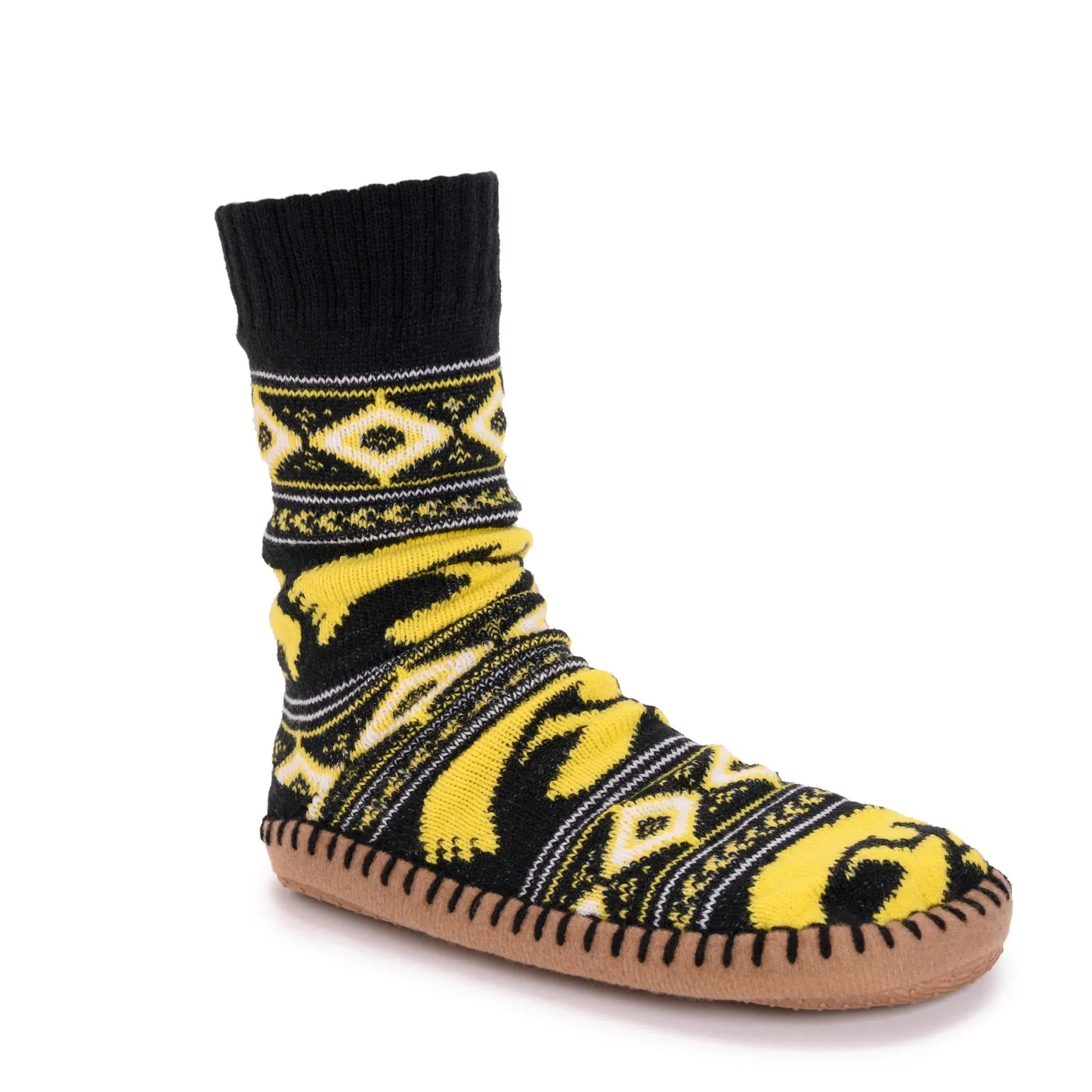 Muk Luks Unisex Game Day Team Slipper Socks Iowa M (W9-11; M8-10)