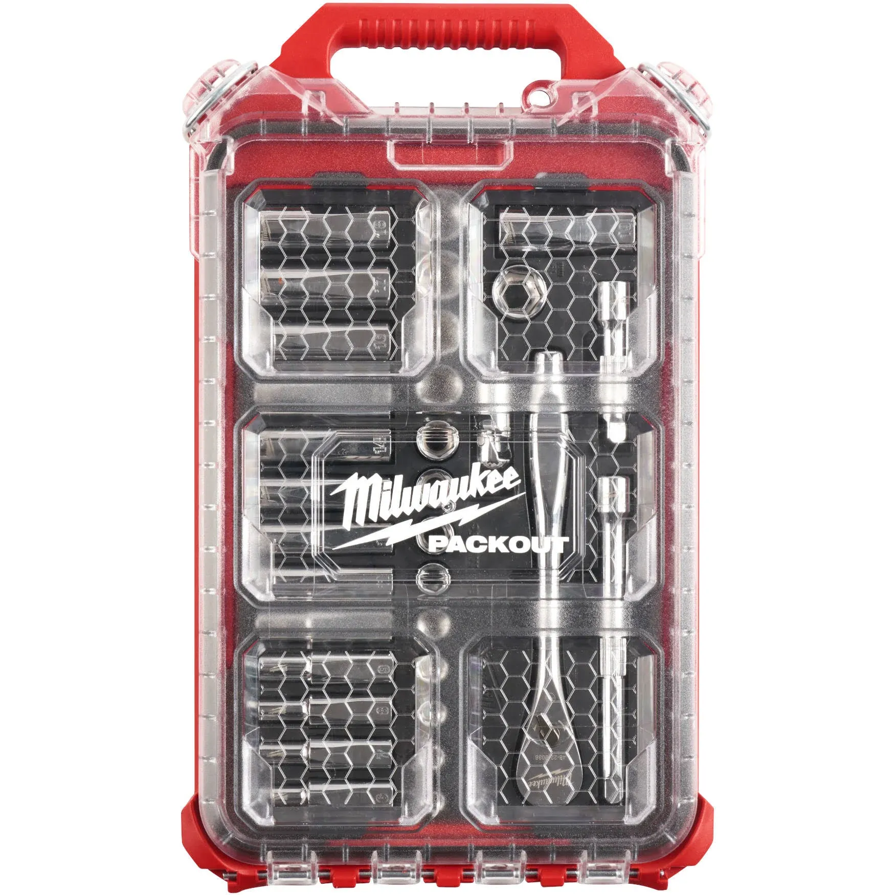 Milwaukee 38 32pc Ratchet and Socket Set in PACKOUT - Metric