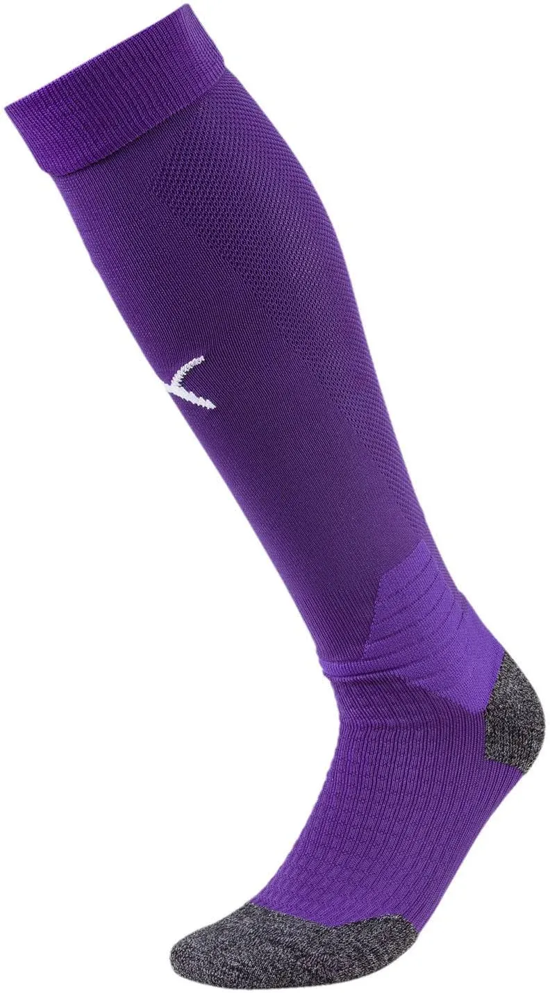 PUMA Team Liga Socks, Smoked Pearl White, 7-9