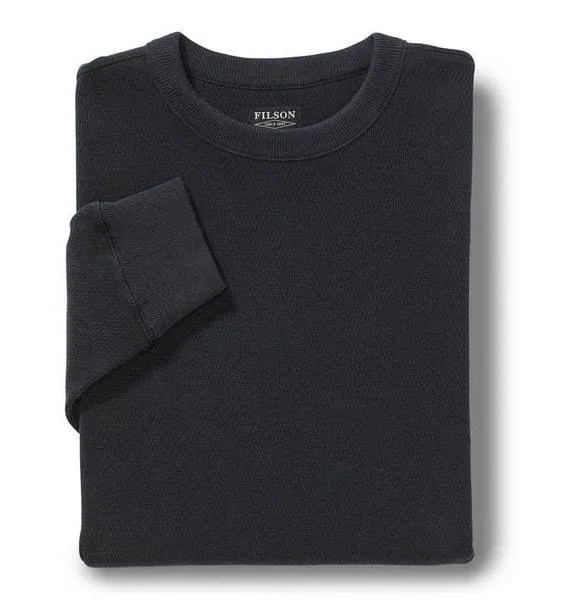 Filson Waffle Knit Thermal Crewneck - Navy