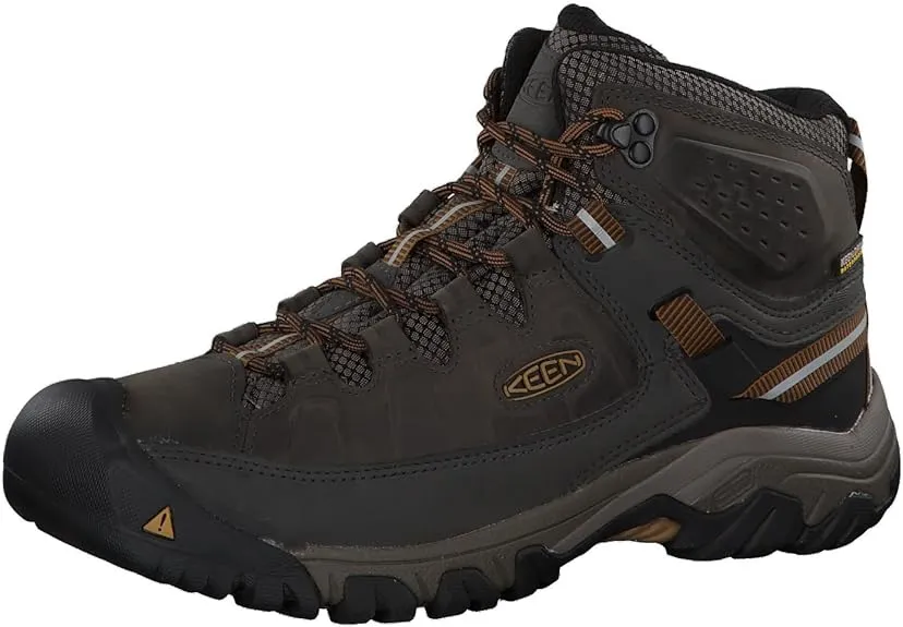 Keen Men&s Targhee III Waterproof Mid, Black Olive / 13