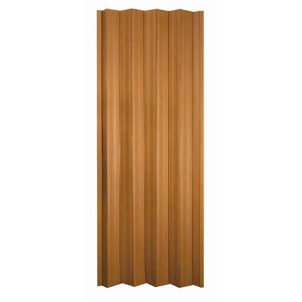 LTL Home Folding Closet Door, Fruitwood Vinyl, 32-36 x 80-In., Brown