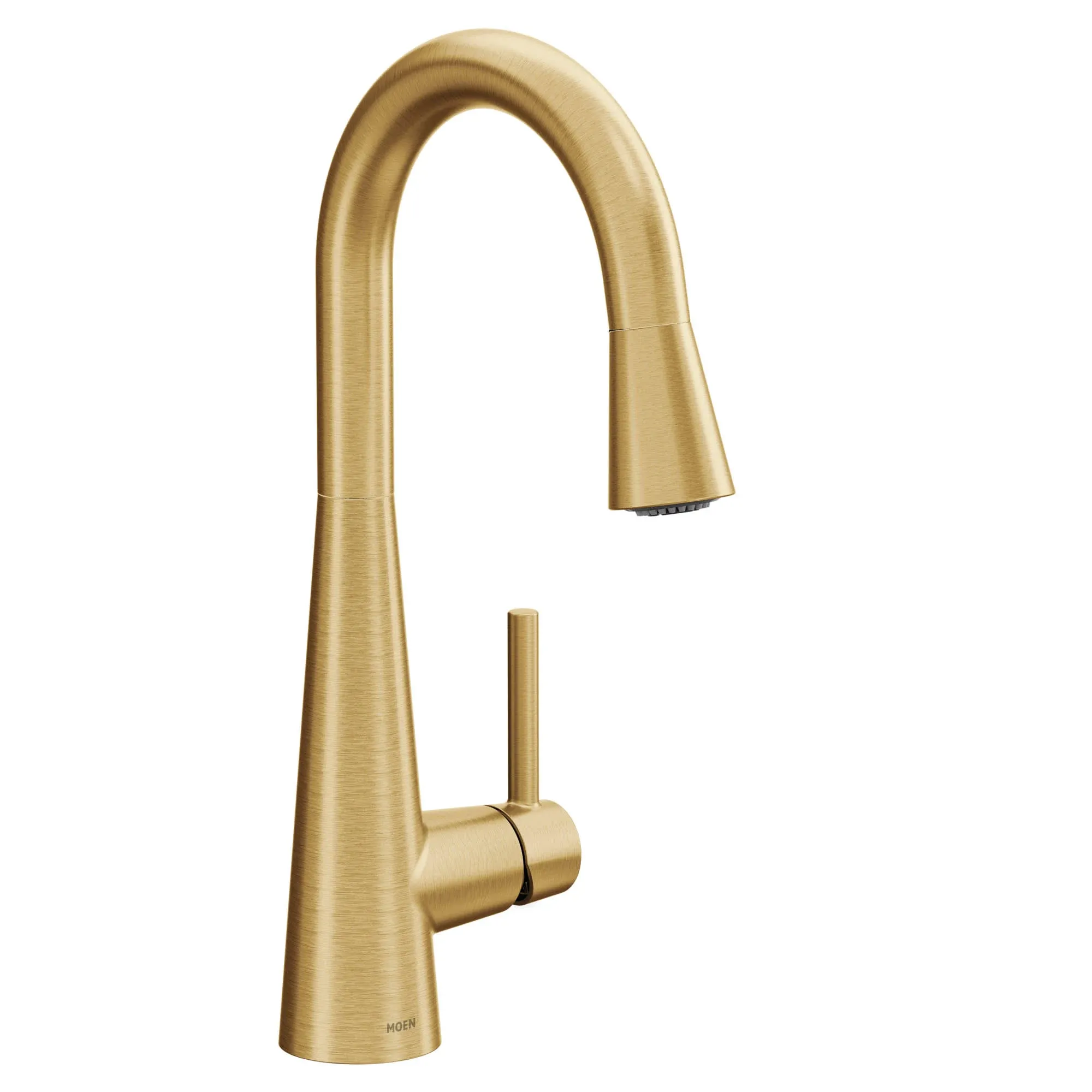 Moen Sleek One-Handle High Arc Bar Faucet - Brushed Gold 7664BG