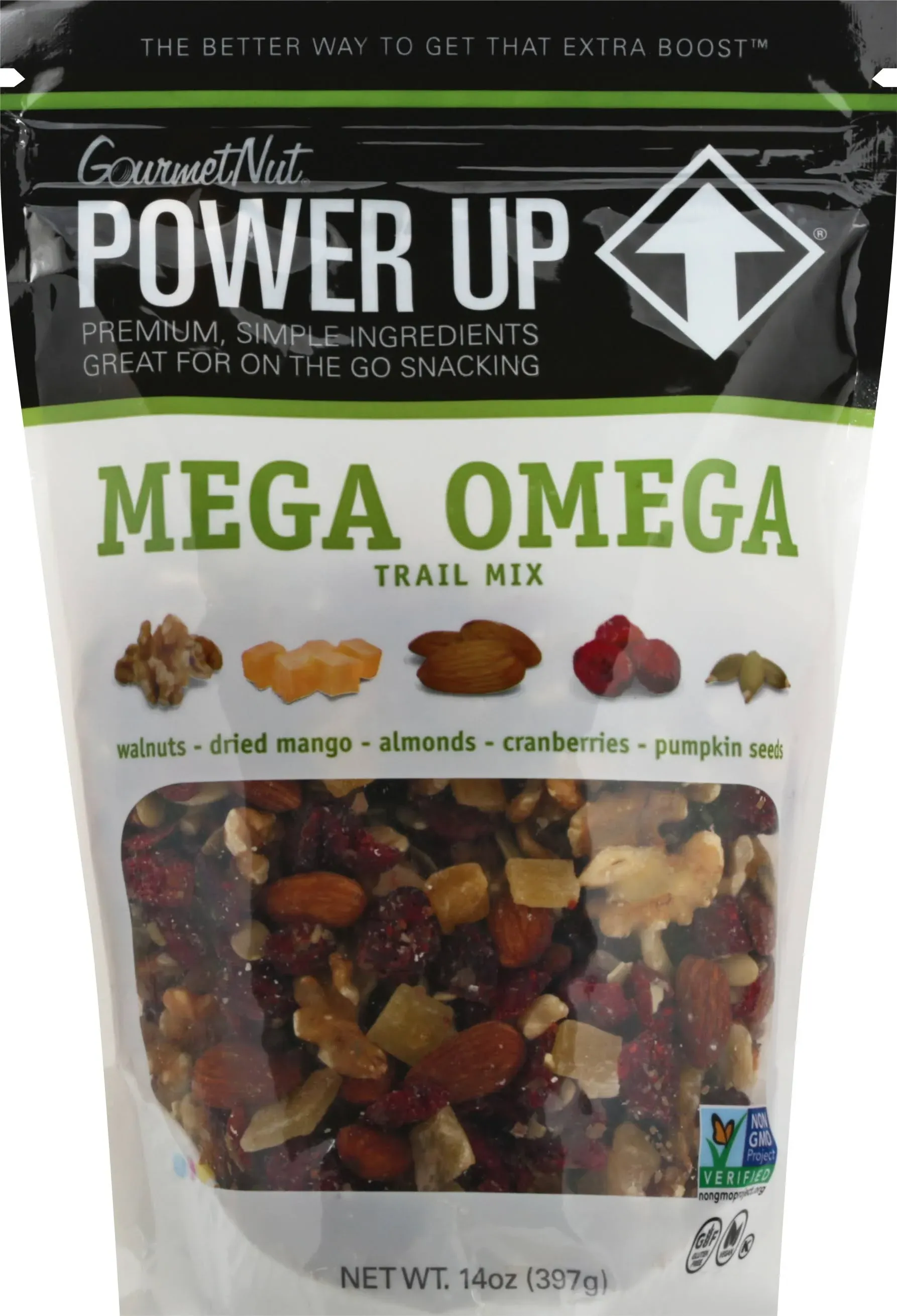 Power Up - Trail Mix Mega Omega, 14 oz