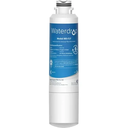 Waterdrop DA29-00020B Refrigerator Water Filter Replacement for Samsung DA29-00020B HAF-CIN/EXP (Packaging may be varied)