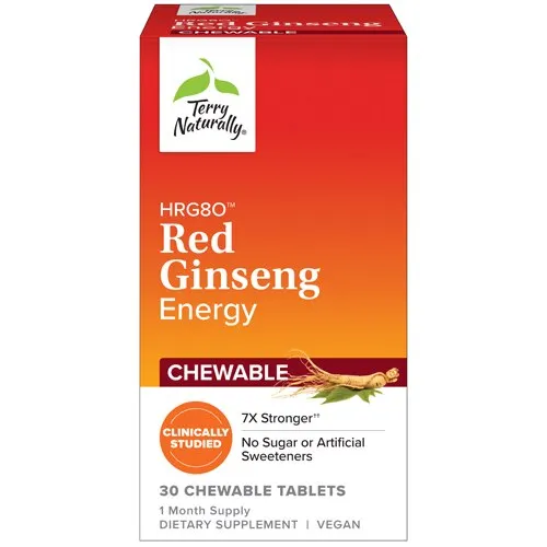 Terry Naturally HRG80 Red Ginseng Energy