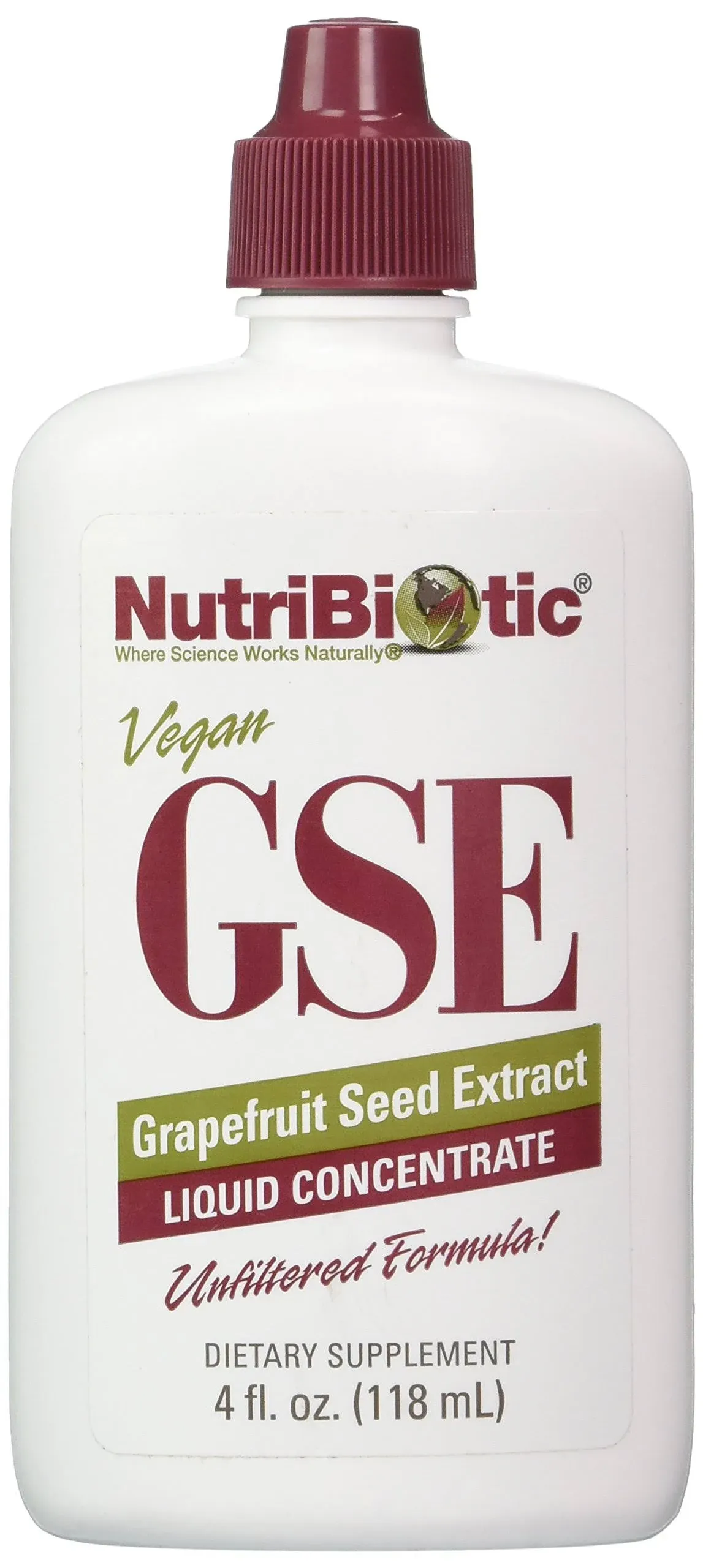 NutriBiotic, GSE Liquid Concentrate Grapefruit Seed Extract 4 fl oz