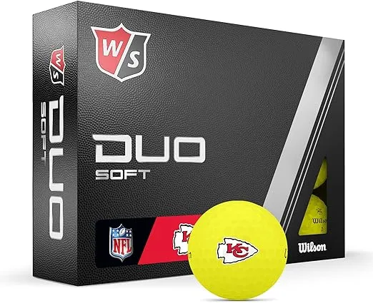 WILSON Staff 2023 Duo Soft NFL Golf Balls - 12 Balls